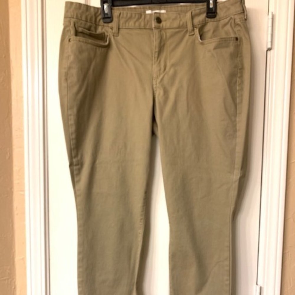 Sonoma Skinny 18 Khaki Tan pants